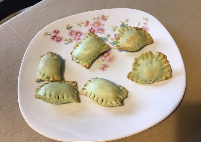 Bouchées aux pruneaux et amandes (pâte au curaçao)