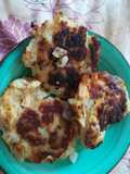 Tortitas de patatas con pollo