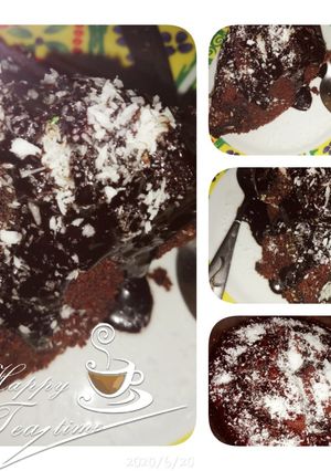 صورة لوصفة 🥧 كيك الشوكولا لأقتصادي مع صوص