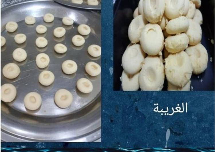 الغريبة ناعمة تذوب في الفم من حلويات العيد سهلةوطعمها حلو بالصور من أميرة المنزل نونا اصنع معمول المحبة لأبنائي كوكباد