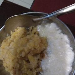A picture of Sama rice moong daal khichdi.