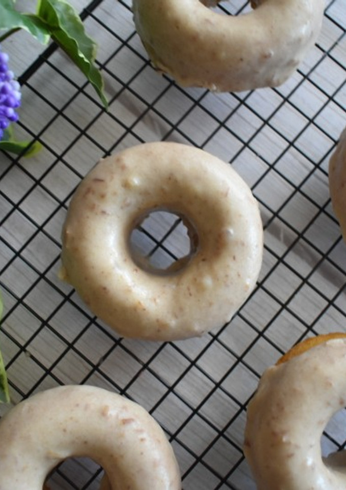 Una foto de Donuts de calabaza con dulce de leche