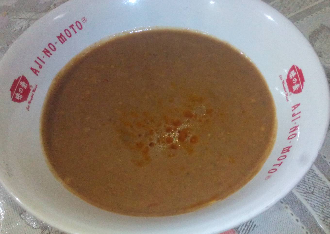 Sambal kacang/Bumbu kacang batagor atau siomay