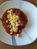 Huevo con chilito de longaniza