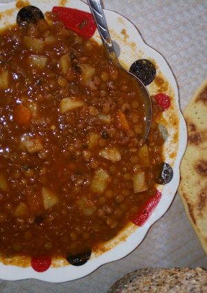صورة لوصفة عدس