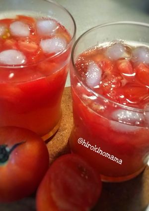 Foto resep Es tomat segar