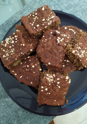 Φωτογραφία της συνταγής Brownie με μπανάνα και βρώμη