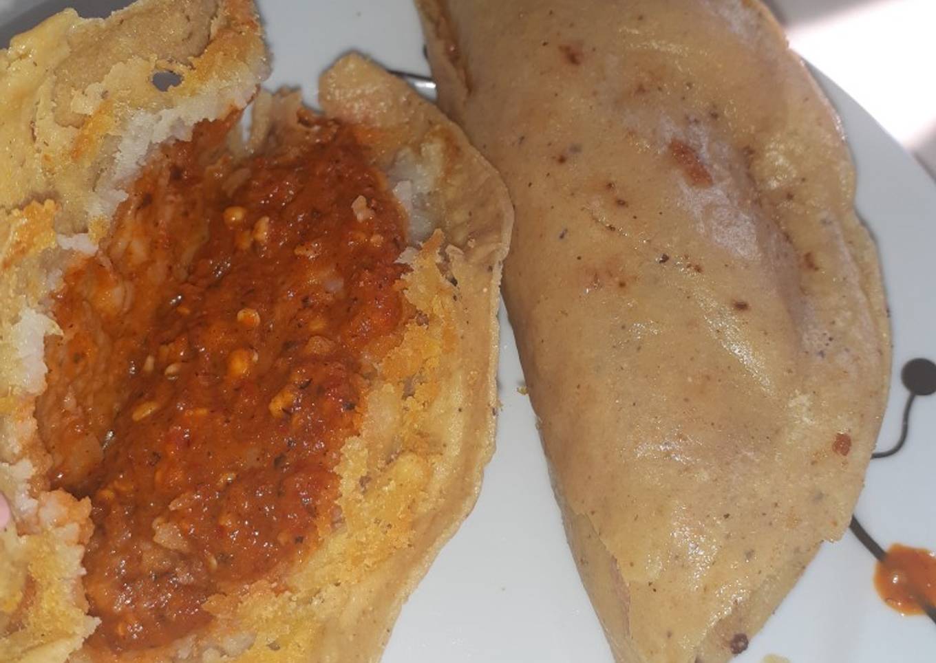 Quesadillas fritas de papa