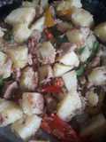 Sofrito de atún y papas♡