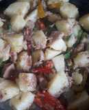 Sofrito de atún y papas♡