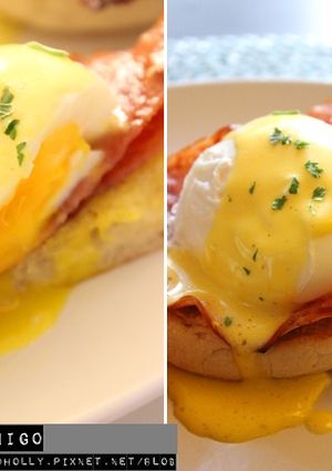 早餐班奈迪蛋Eggs benedict 的食譜成品照片
