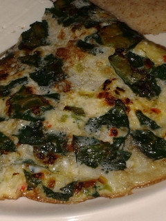 Una foto de Tortilla con espinacas