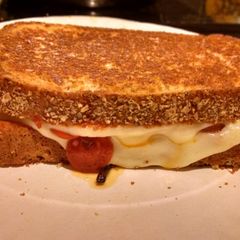 A picture of Pizza grilled cheese.