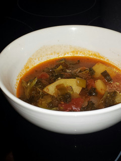 A picture of Cabbage and Tomato Soup.