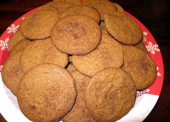 Easy Prepare Recipe Cinnamon  Molasses Cookies Home Style