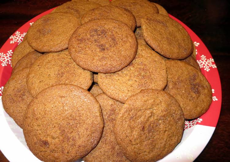 Recipe of Quick Cinnamon &amp; Molasses Cookies