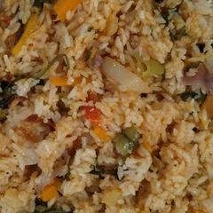 A picture of Vegetable Biryani.