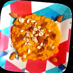 Gajar(carrot)ka halwa A picture of Gajar(carrot)ka halwa.
