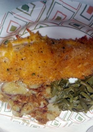 A picture of Italian Cheddar Chicken.