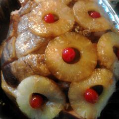 A picture of my Baked Spiral Sliced Ham.