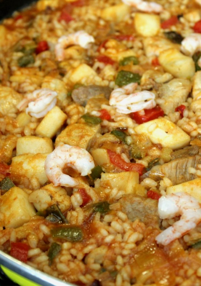 Una foto de Paella mixta