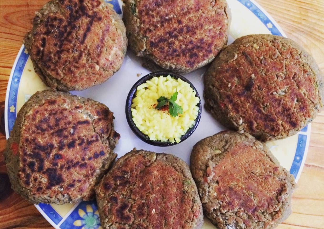 Hamburguesas de lentejas 🍛