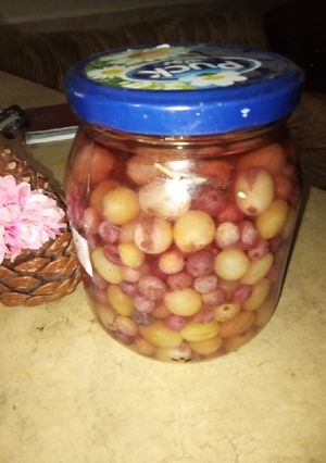 عکسی از دستور ترشی انگورمخلوط