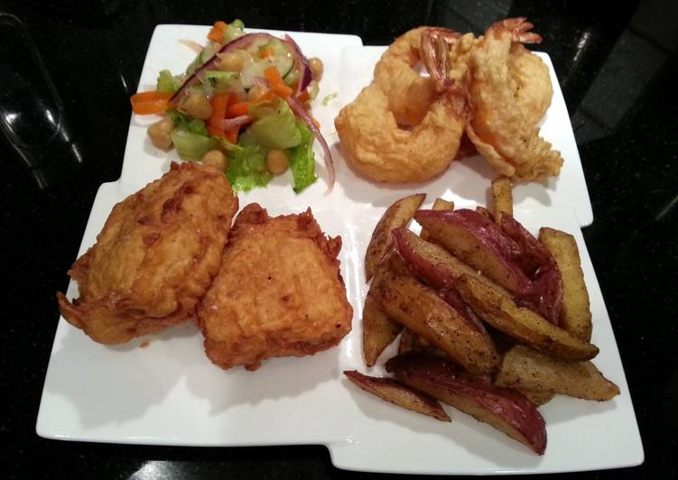 Steps to Make Quick Japanese Shrimp &amp; Fish Tempura