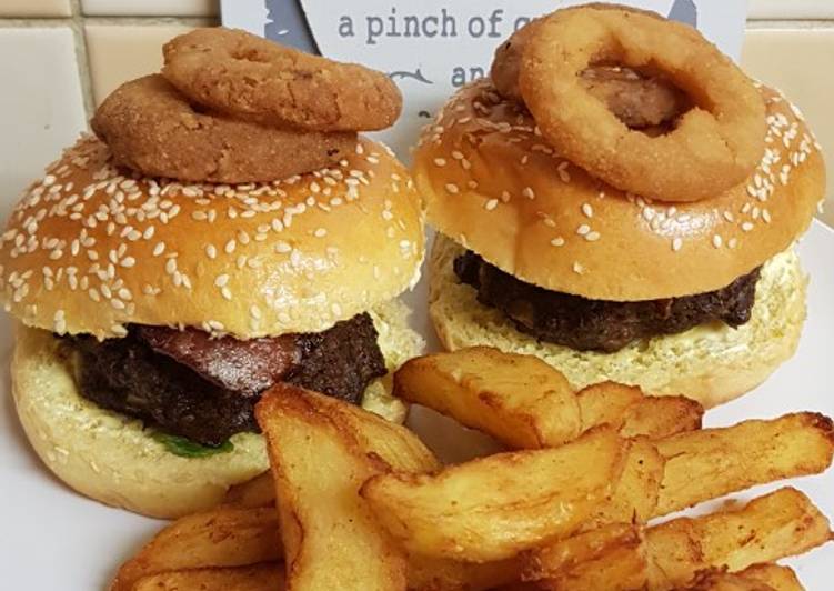 Homemade Beef Burgers 🍔