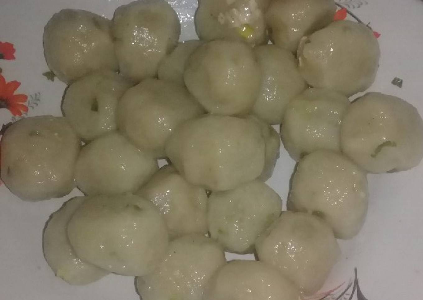 Kreasi Cilok Isi Tahu dan Ayam