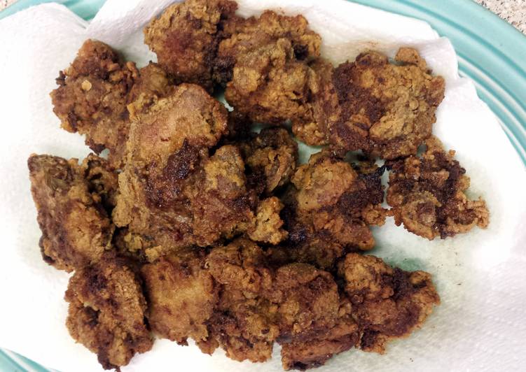 Steps to Make Homemade Fried Chicken livers