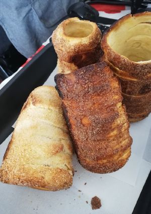 Egyszerű kürtős kalács recept fotója