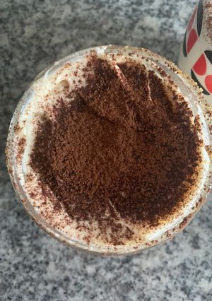 Una foto de Tiramisú fácil, rápido y sin huevo