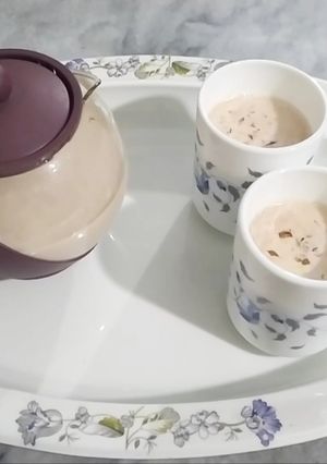 A picture of Kashmiri Chai(Pink Tea).