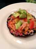 Portabella Mushroom With Fried, Diced Ham And Veggies - Can Be Made Meatless