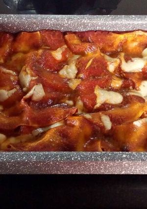 Foto di Lasagne con sugo alla salsiccia