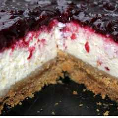 Foto principal de Tarta de queso con arándanos