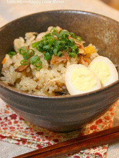 A picture of Easy Mixed Rice with Canned Pacific Saury.