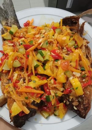Foto resep Ikan mas asam pedas manis#bikinramadanberkesan