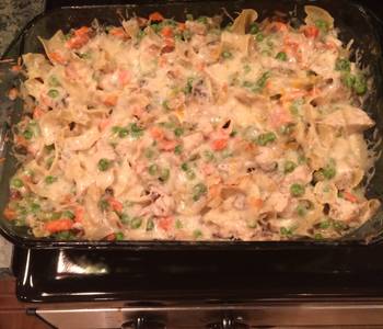 Easy Prepare Recipe Chicken Noodle Casserole Savory Delicious