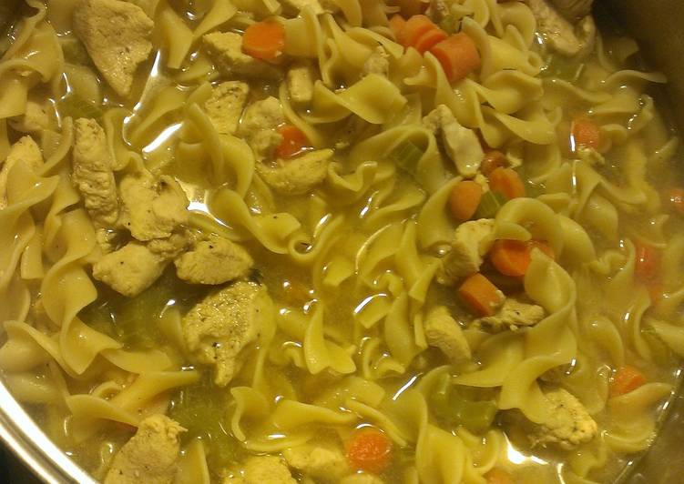 Recipe of Quick Chicken noodle soup