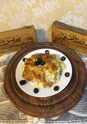 صورة لوصفة معكرونة بالفرن👌