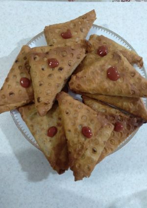 عکسی از دستور سمبوسه گوشت