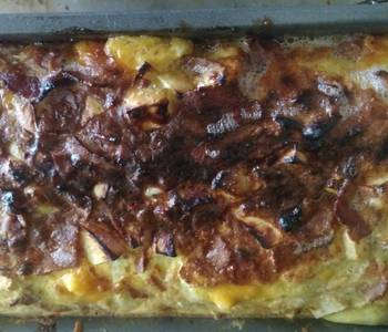 New Recipe Cheddar Apple Bacon Cornbread Breakfast Restaurant Style