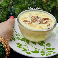 A picture of Tapioca pearls Custard.