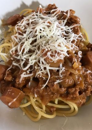 Foto resep Spaghetti Saus BBQ