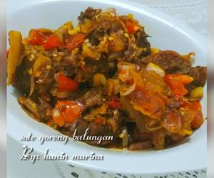 Resep mudah Sate Goreng Balungan Enak Sempurna