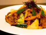cabbage pork pasta