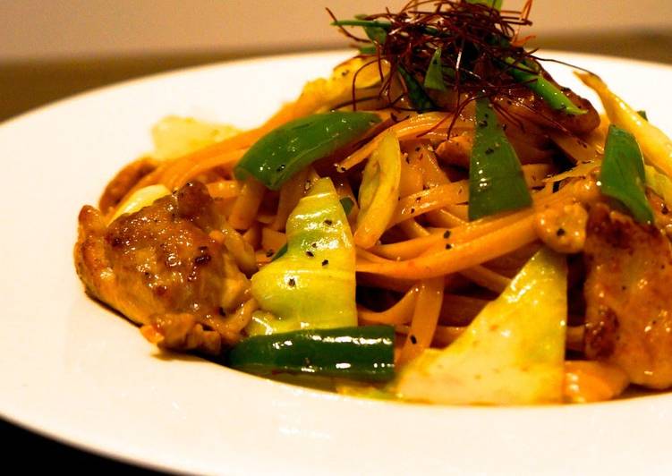 Pasta with Spring Cabbage and Twice-Cooked Pork