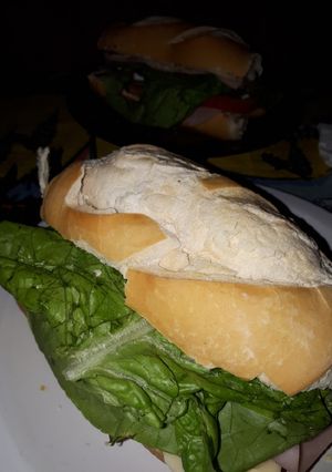 Una foto de Sándwich de milanesa xxl